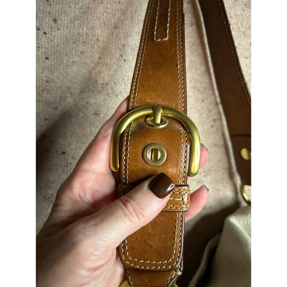 Vintage Coach SoHo Buckle Bag Cream Brown Y2K - Picture 5 of 16